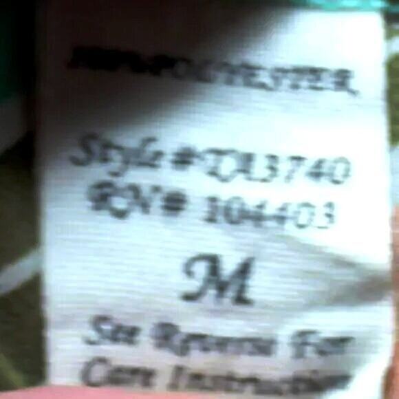 Mine Tribal Print Colorful Tank Top Lattice Back Size M - Picture 8 of 9